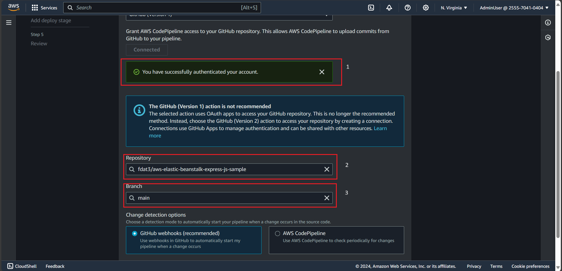 Config The Source Stage