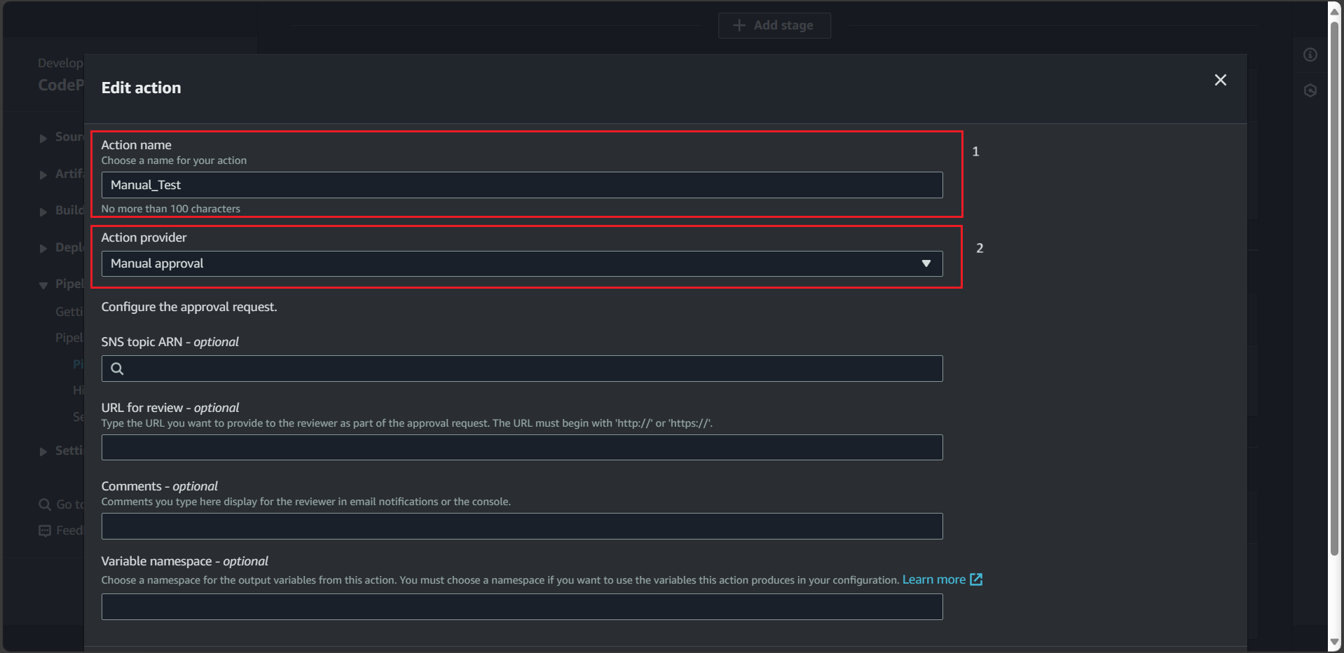 Config The Deploy Stage